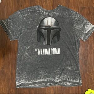 Disney Star Wars Black and Gray T-Shirt